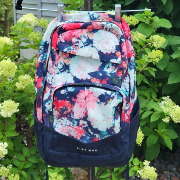 The North Face WISE GUY Turkish Sea Metric & Cosmic Floral Backpack - Picture 10 of 11